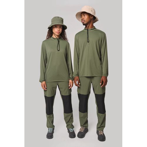 T-shirt outdoor col 1/4 zip manches longues unisexe thumbnail 14