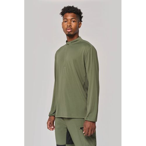 T-shirt outdoor col 1/4 zip manches longues unisexe thumbnail 4