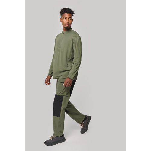 T-shirt outdoor col 1/4 zip manches longues unisexe thumbnail 5