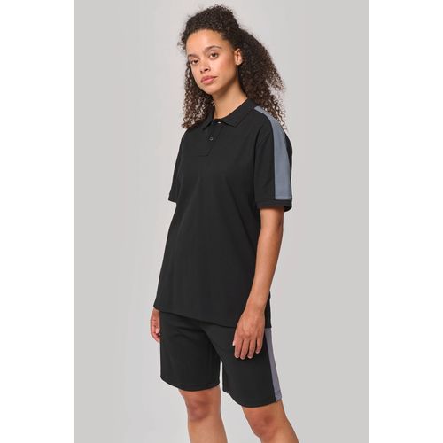 Polo teamwear bicolore unisexe thumbnail 4