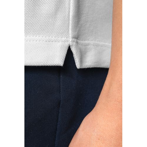 Polo col en V coton Supima® femme thumbnail 8