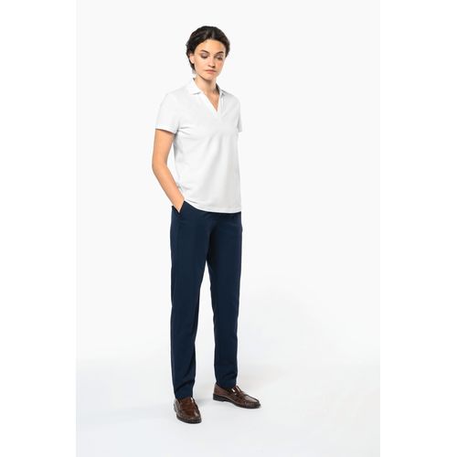 Polo col en V coton Supima® femme thumbnail 9