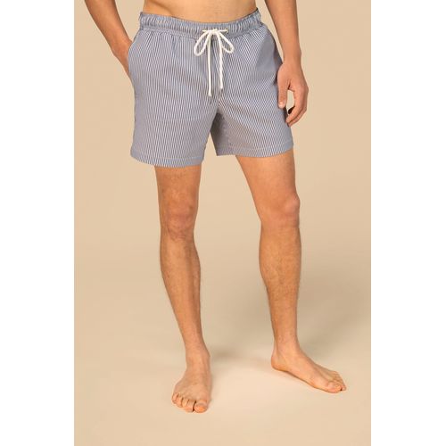 Short de bain écoresponsable rayé homme