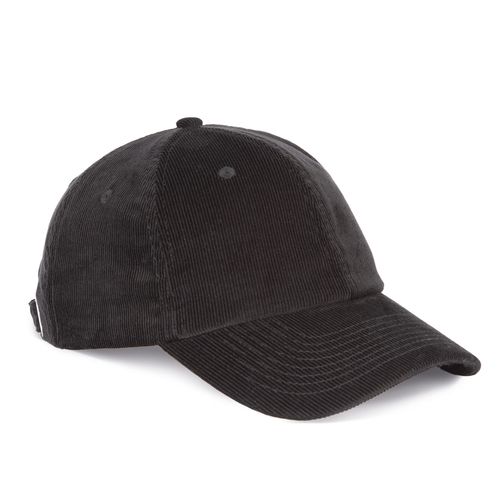 Casquette en velours profil bas