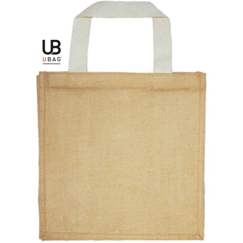 SAC SHOPPING EN JUTE AVEC ANSES EN COTON PLATES : HAVANA - 2