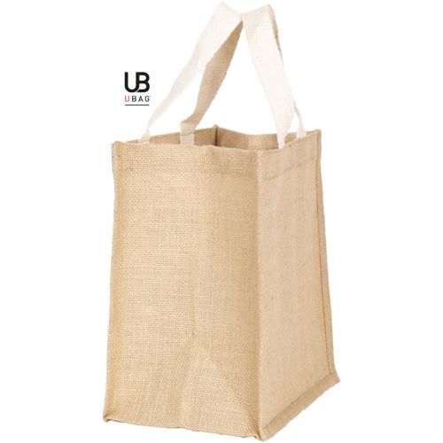 SAC SHOPPING EN JUTE AVEC ANSES EN COTON PLATES : CUBA - 3