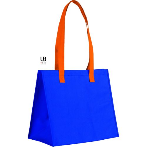 SAC SHOPPING 80 GRS NON TISSÉ AVEC SOUFFLETS : BARCELONA