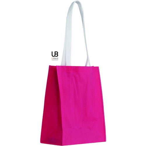 PETIT TOTE BAG 80GRS NON TISSÉ AVEC ANSES CONTRASTÉES : MADRID
