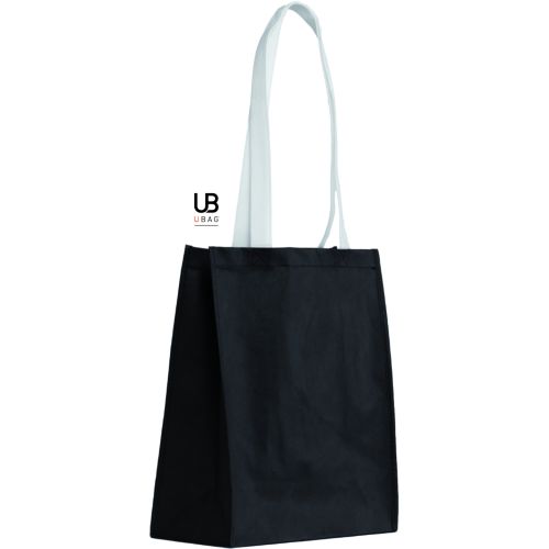 PETIT TOTE BAG 80GRS NON TISSÉ AVEC ANSES CONTRASTÉES : MADRID