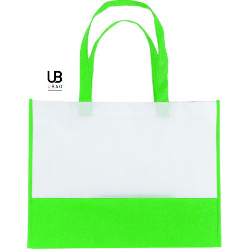 SAC SHOPPING BI-COULEUR 80GRS NON TISSÉ AVEC SOUFFLETS : TEL-AVIV