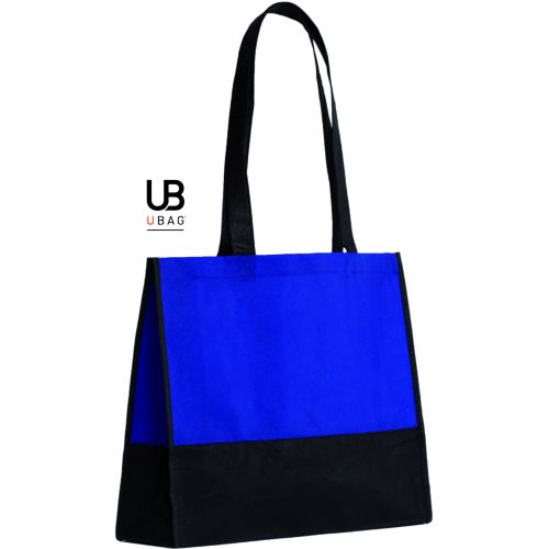 SAC SHOPPING BI-COULEUR 80GRS NON TISSÉ AVEC SOUFFLETS : TEL-AVIV