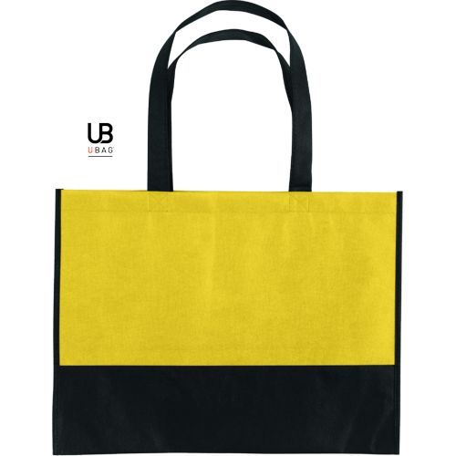 SAC SHOPPING BI-COULEUR 80GRS NON TISSÉ AVEC SOUFFLETS : TEL-AVIV