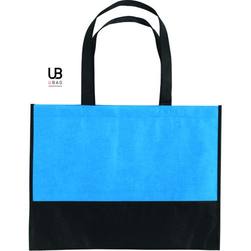 SAC SHOPPING BI-COULEUR 80GRS NON TISSÉ AVEC SOUFFLETS : TEL-AVIV