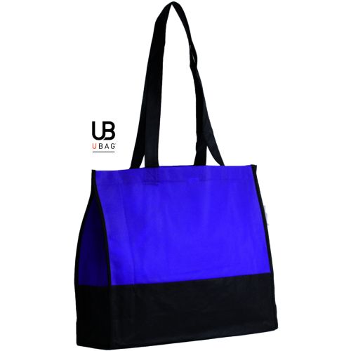SAC SHOPPING BI-COULEUR 80GRS NON TISSÉ AVEC SOUFFLETS : TEL-AVIV