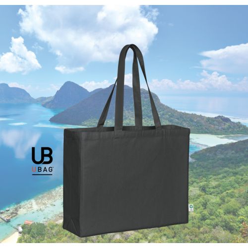 TOTE BAG 220GRS COTON BIO AVEC SOUFFLETS : BORNEO - 3