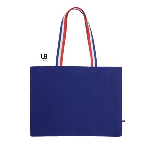 TOTE BAG 180GRS COTON ANSES BLEU/BLANC/ROUGE : CHARLES