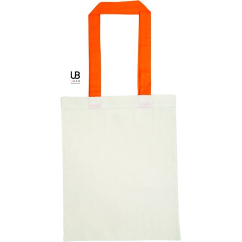 PETIT TOTE BAG 130GRS COTON AVEC ANSES DE COULEURS : SARASOTA