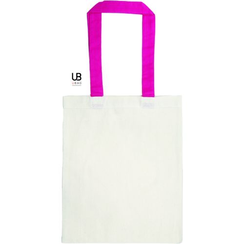 PETIT TOTE BAG 130GRS COTON AVEC ANSES DE COULEURS : SARASOTA