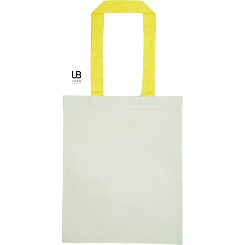 PETIT TOTE BAG 130GRS COTON AVEC ANSES DE COULEURS : SARASOTA