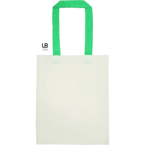 PETIT TOTE BAG 130GRS COTON AVEC ANSES DE COULEURS : SARASOTA