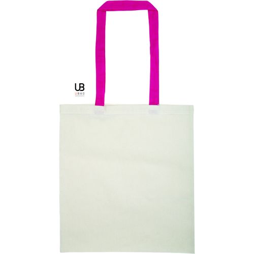 TOTE BAG 130GRS COTON AVEC ANSES DE COULEURS : ATLANTA