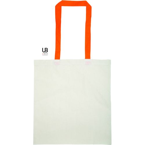 TOTE BAG 130GRS COTON AVEC ANSES DE COULEURS : ATLANTA