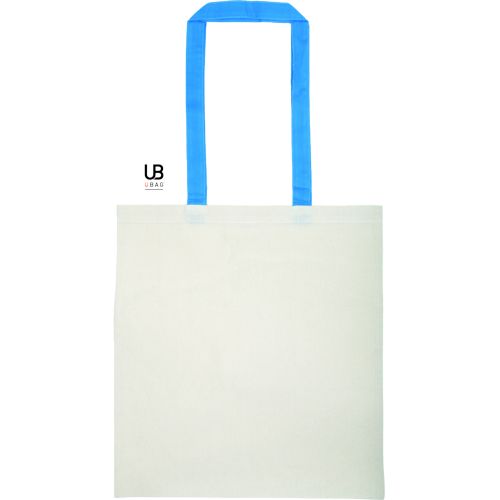TOTE BAG 130GRS COTON AVEC ANSES DE COULEURS : ATLANTA