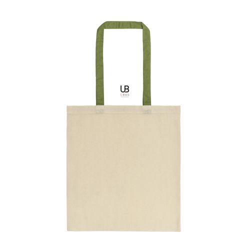 TOTE BAG 130GRS COTON AVEC ANSES DE COULEURS : ATLANTA