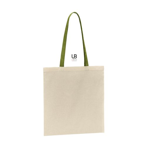 TOTE BAG 130GRS COTON AVEC ANSES DE COULEURS : ATLANTA