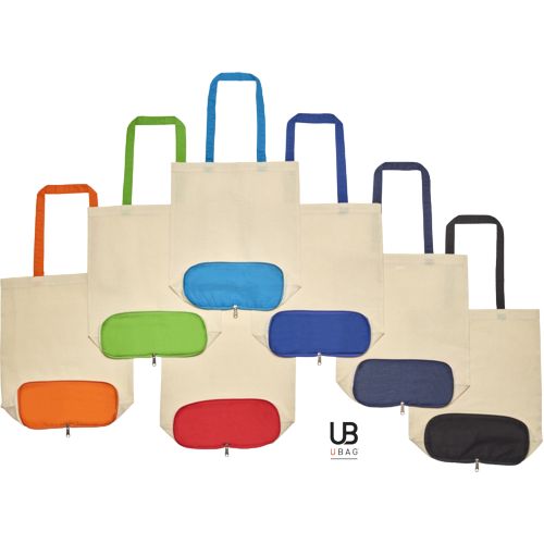 SAC PLIABLE 120GRS COTON BI-COLOR : RENO - 4