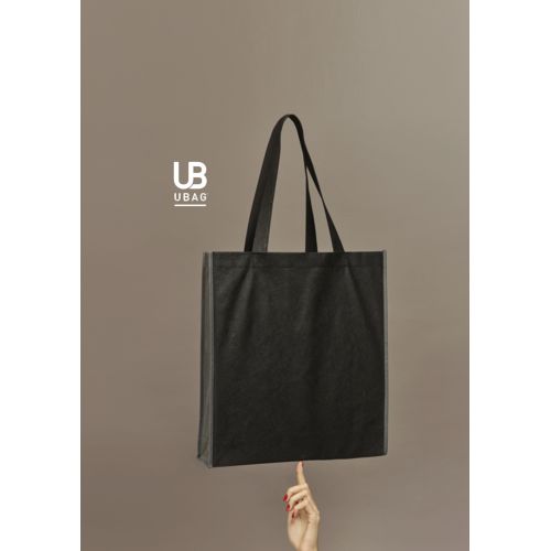 TOTE BAG AVEC SOUFFLET UNI ET BI-COULEUR 80GRS NON TISSÉ AVEC SOUFFLETS : MONTE CARLO - 3