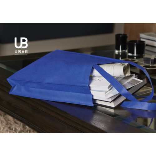 TOTE BAG AVEC SOUFFLET UNI ET BI-COULEUR 80GRS NON TISSÉ AVEC SOUFFLETS : MONTE CARLO - 4