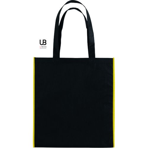 TOTE BAG AVEC SOUFFLET UNI ET BI-COULEUR 80GRS NON TISSÉ AVEC SOUFFLETS : MONTE CARLO
