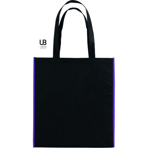 TOTE BAG AVEC SOUFFLET UNI ET BI-COULEUR 80GRS NON TISSÉ AVEC SOUFFLETS : MONTE CARLO