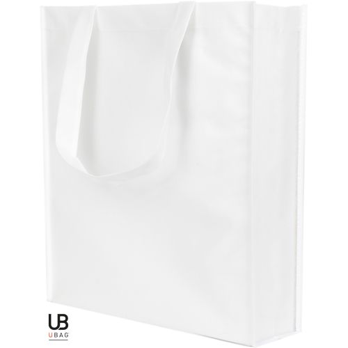 TOTE BAG AVEC SOUFFLET UNI ET BI-COULEUR 80GRS NON TISSÉ AVEC SOUFFLETS : MONTE CARLO - 1