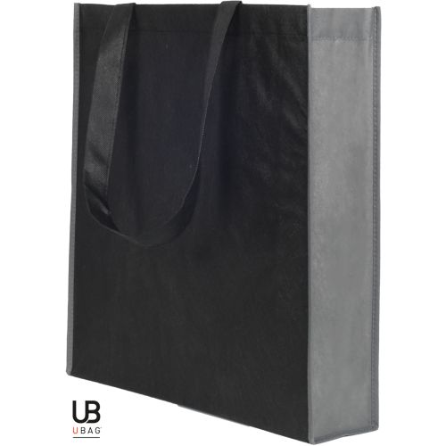 TOTE BAG AVEC SOUFFLET UNI ET BI-COULEUR 80GRS NON TISSÉ AVEC SOUFFLETS : MONTE CARLO
