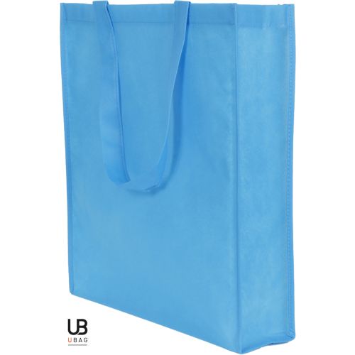 TOTE BAG AVEC SOUFFLET UNI ET BI-COULEUR 80GRS NON TISSÉ AVEC SOUFFLETS : MONTE CARLO
