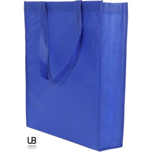 TOTE BAG AVEC SOUFFLET UNI ET BI-COULEUR 80GRS NON TISSÉ AVEC SOUFFLETS : MONTE CARLO