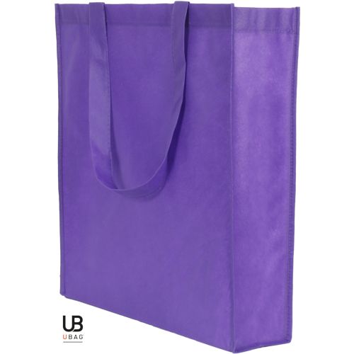 TOTE BAG AVEC SOUFFLET UNI ET BI-COULEUR 80GRS NON TISSÉ AVEC SOUFFLETS : MONTE CARLO