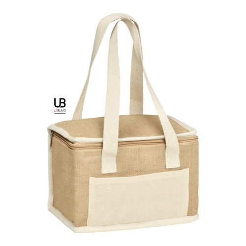 PETIT SAC ISOTHERME JUTE AVEC POCHE COTON : TORONTO - 1