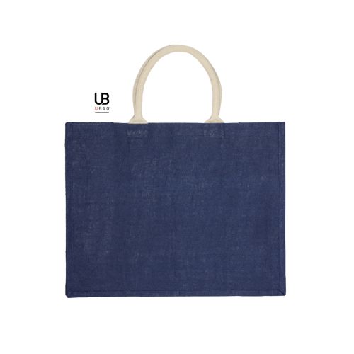 SAC SHOPPING EN JUTES COULEURS AVEC ANSES RONDES : KOS