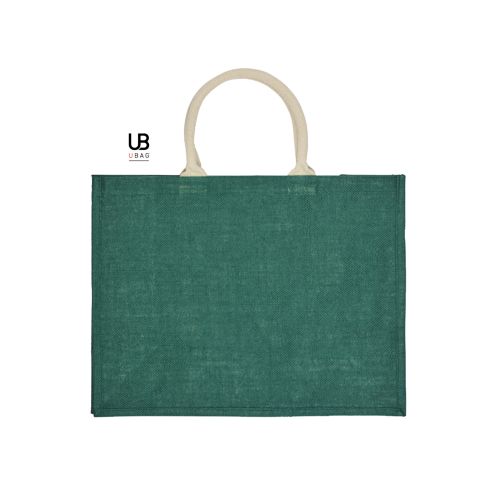 SAC SHOPPING EN JUTES COULEURS AVEC ANSES RONDES : KOS