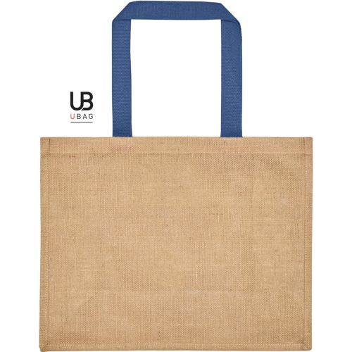 SAC SHOPPING EN JUTE AVEC POIGNÉES EN COTON TEINTÉE : PAROS