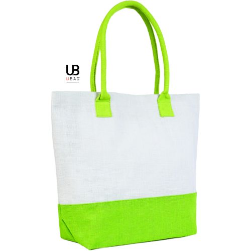 SAC SHOPPING T-BOTTOM EN JUTE : CAPRI