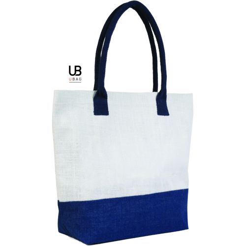 SAC SHOPPING T-BOTTOM EN JUTE : CAPRI