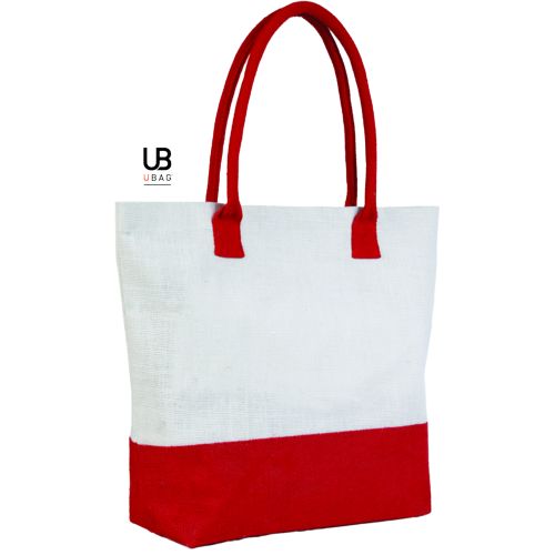 SAC SHOPPING T-BOTTOM EN JUTE : CAPRI - 1