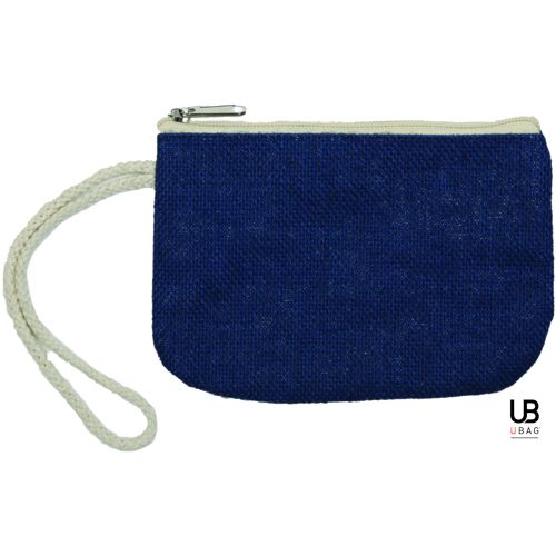 SAC SHOPPING EN JUTE AVEC POIGNÉES CORDE ET PETITE POCHETTE EN JUTE : ROMA