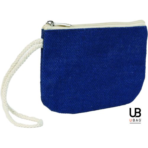 SAC SHOPPING EN JUTE AVEC POIGNÉES CORDE ET PETITE POCHETTE EN JUTE : ROMA