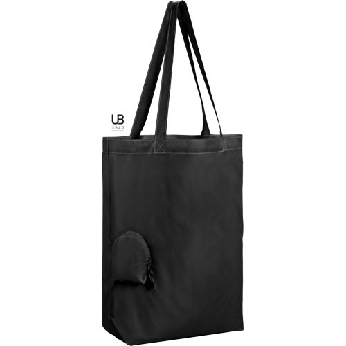 SAC PLIABLE T-BOTTOM 190T POLYESTER AVEC POCHE ZIPPÉE : JANE