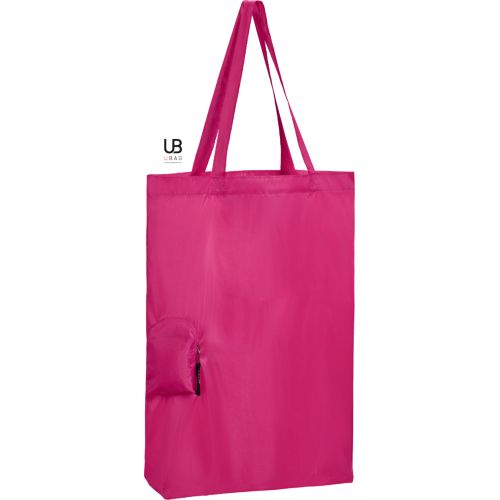 SAC PLIABLE T-BOTTOM 190T POLYESTER AVEC POCHE ZIPPÉE : JANE